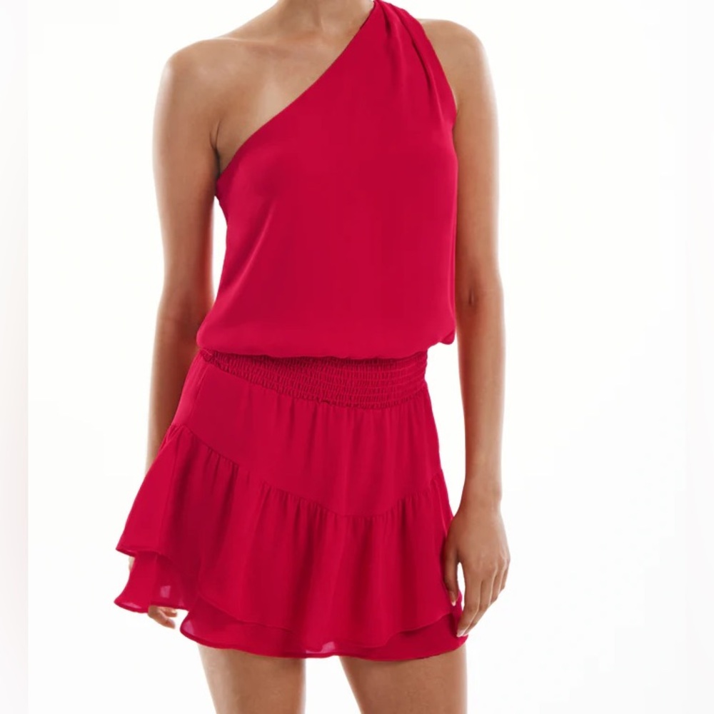 Krisa (Revolve) Red off the shoulder dress